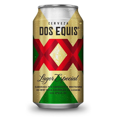 CERVEZA XX LAGER LATA 355ML PZ
