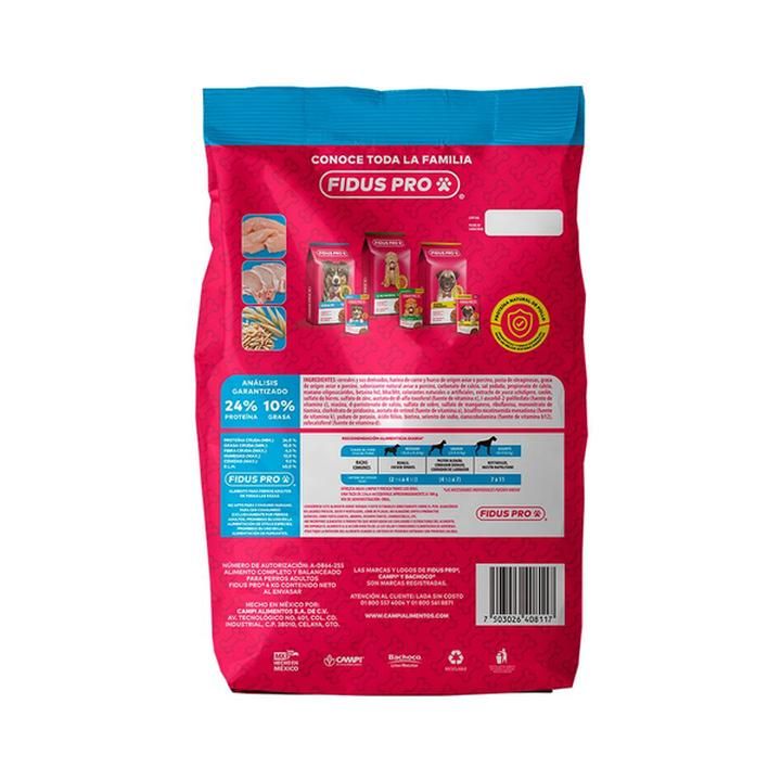 ALIMENTO MASCOTA FIDUS PRO ADULTO KG.