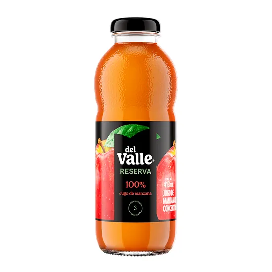 JUGO DEL VALLE MANZANA 413ML.