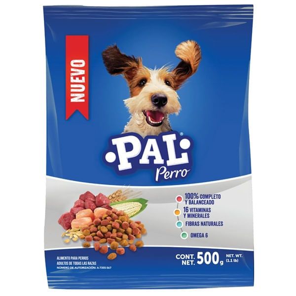 ALIMENTO PAL PERRO SECO 500GR