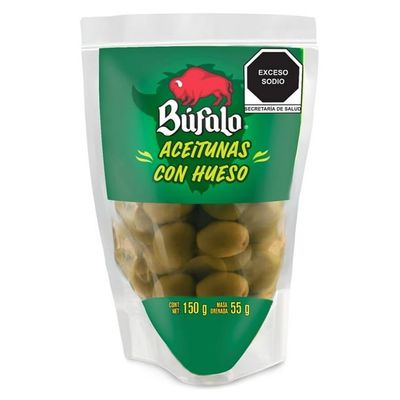 ACEITUNA BUFALO C/MANZANILLA 150GR