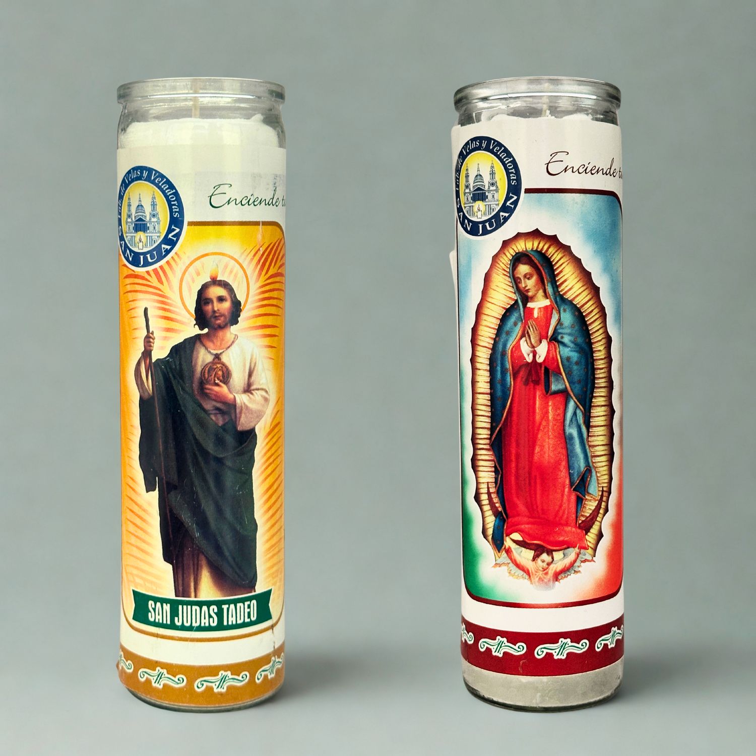 VELADORA  VASO IMAGENES #100 EL FARO