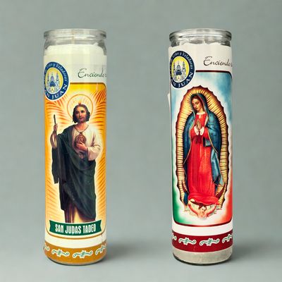 VELADORA  VASO IMAGENES #100 EL FARO