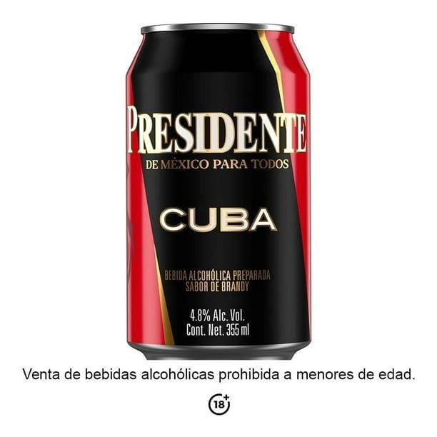 BRANDY PRESIDENTE CUBA 355 ML.