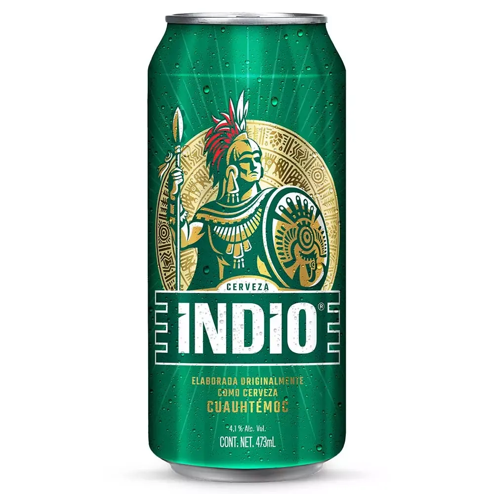 CERVEZA INDIO LATA 16ONZ PZ