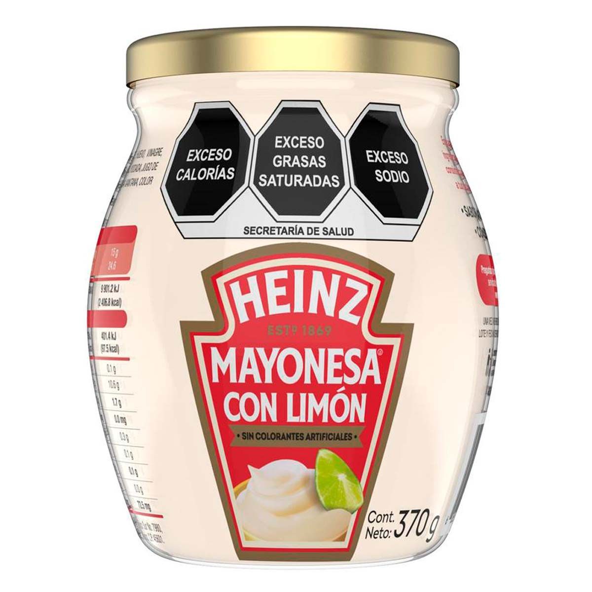MAYONESA HEINZ CON LIMON JARRO 370G