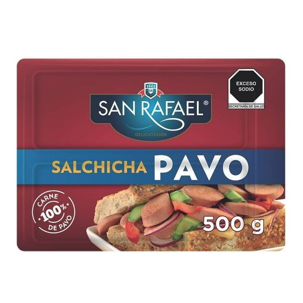 SALCHICHA PAVO SAN RAFAEL 500GR