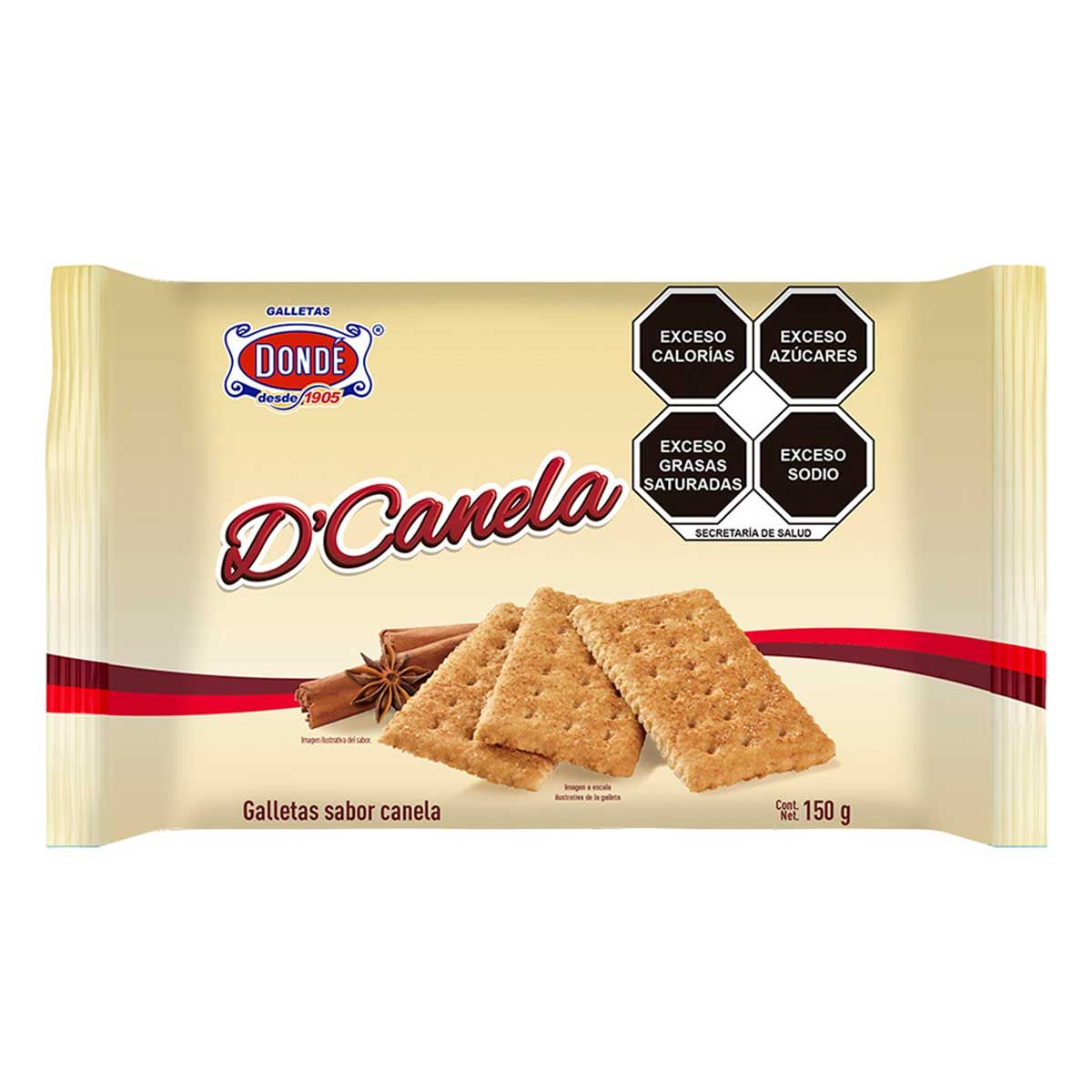 GALLETA DONDE DCANELA 150GR 