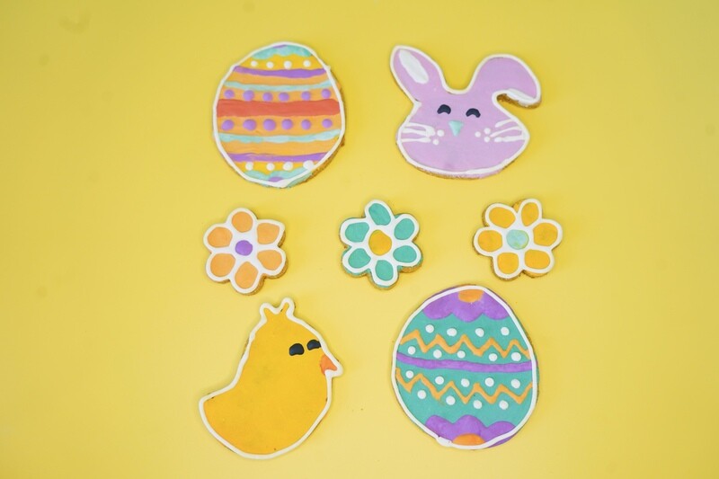 Frosted Easter Cookies