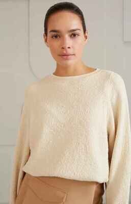 Yaya woman Sweater with contrast color de SUMMER SAND DESSIN
