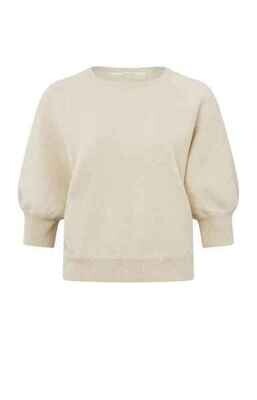 Yaya woman Sweater with raglan sleeves SUMMER SAND MELANGE