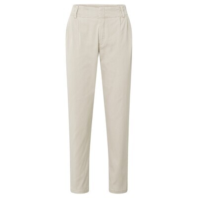 Yaya woman Woven loose fit trousers with WHITE SAND