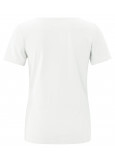 Yaya woman T-shirt with boatneck PURE WHITE