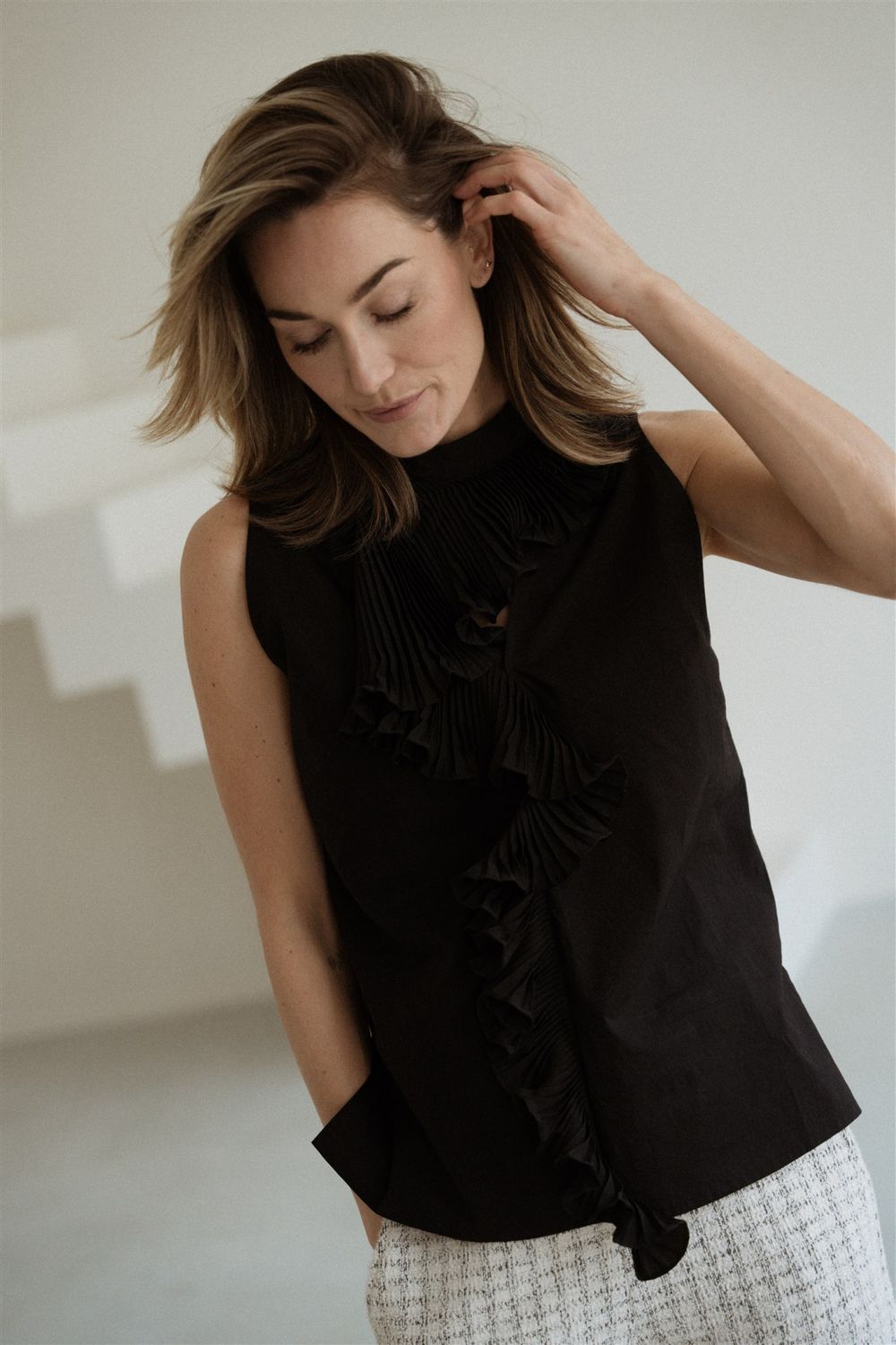 Aimee The Label top zwart