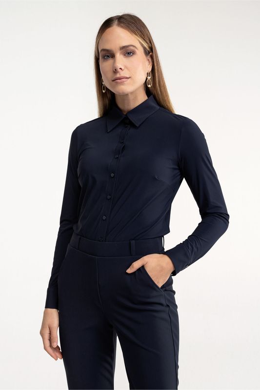 STUDIO ANNELOES Poppy blouse blauw
