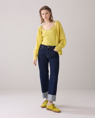 Summum Singlet fine straps mimosa yellow