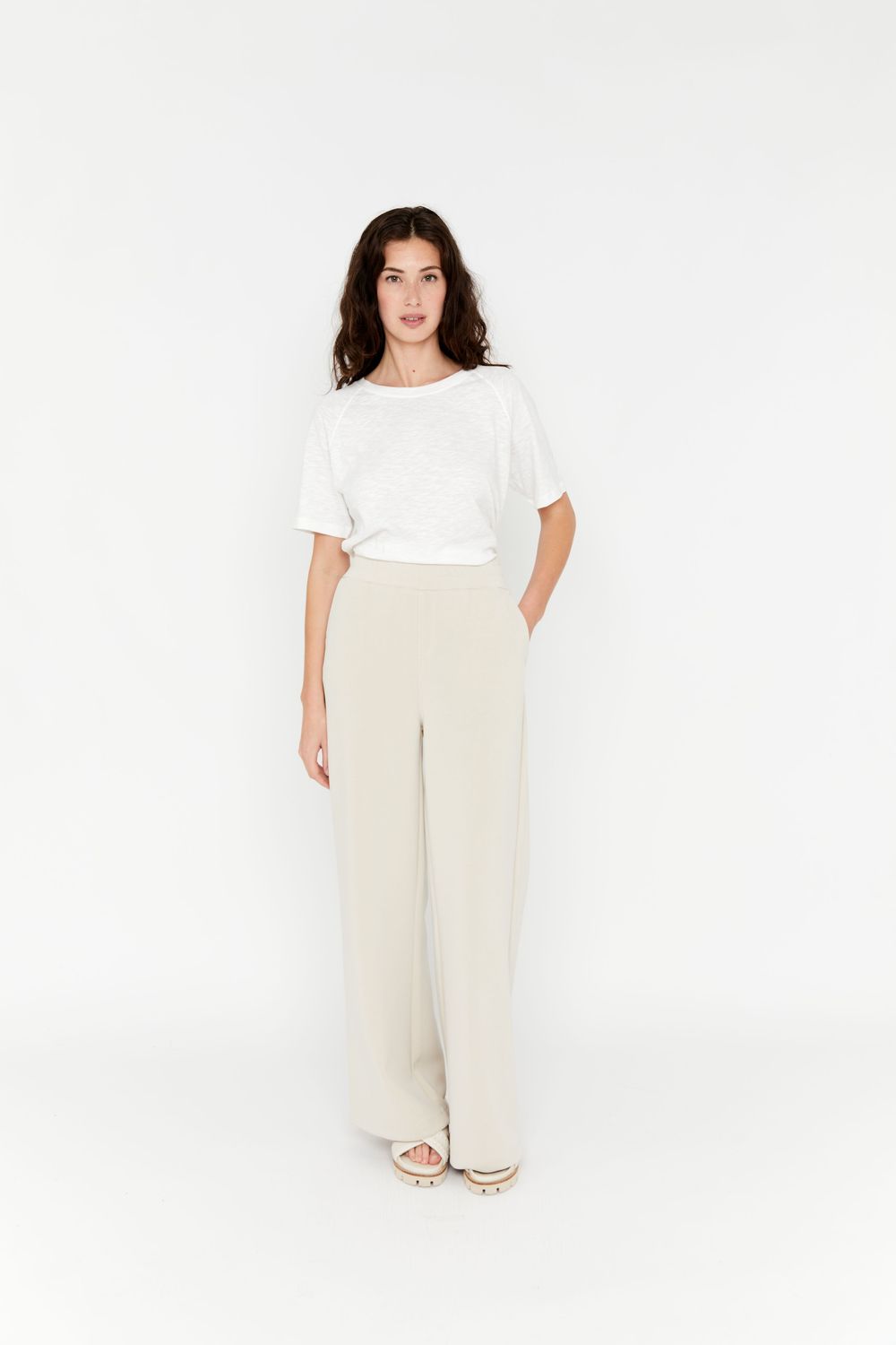 Moscow Noelle Broek ecru