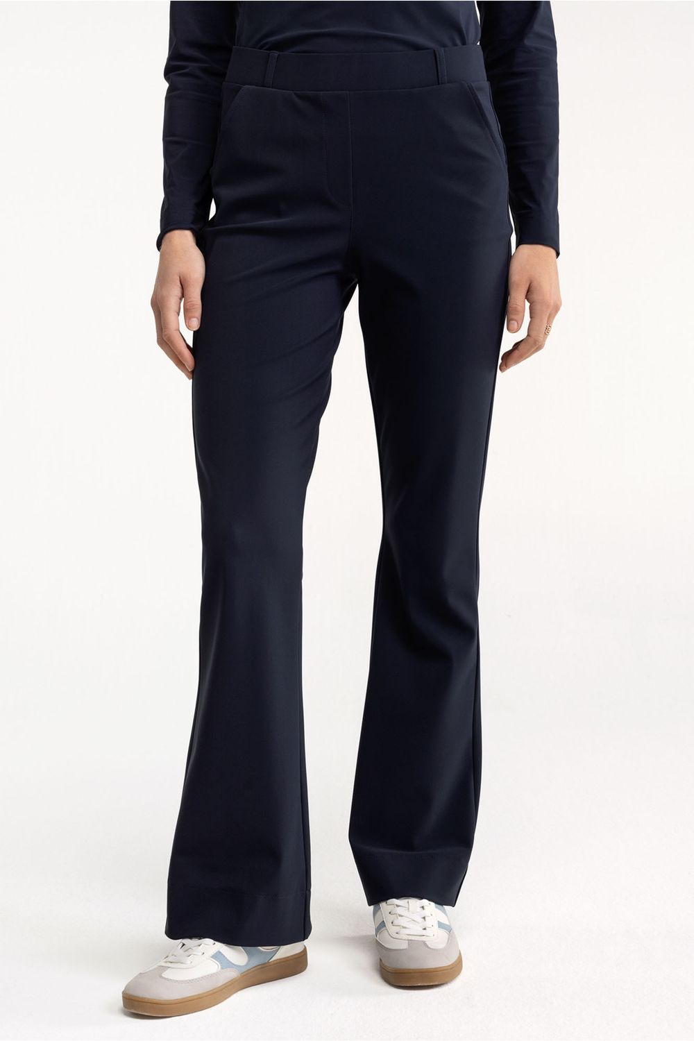 STUDIO ANNELOES Flair bonded trousers blauw