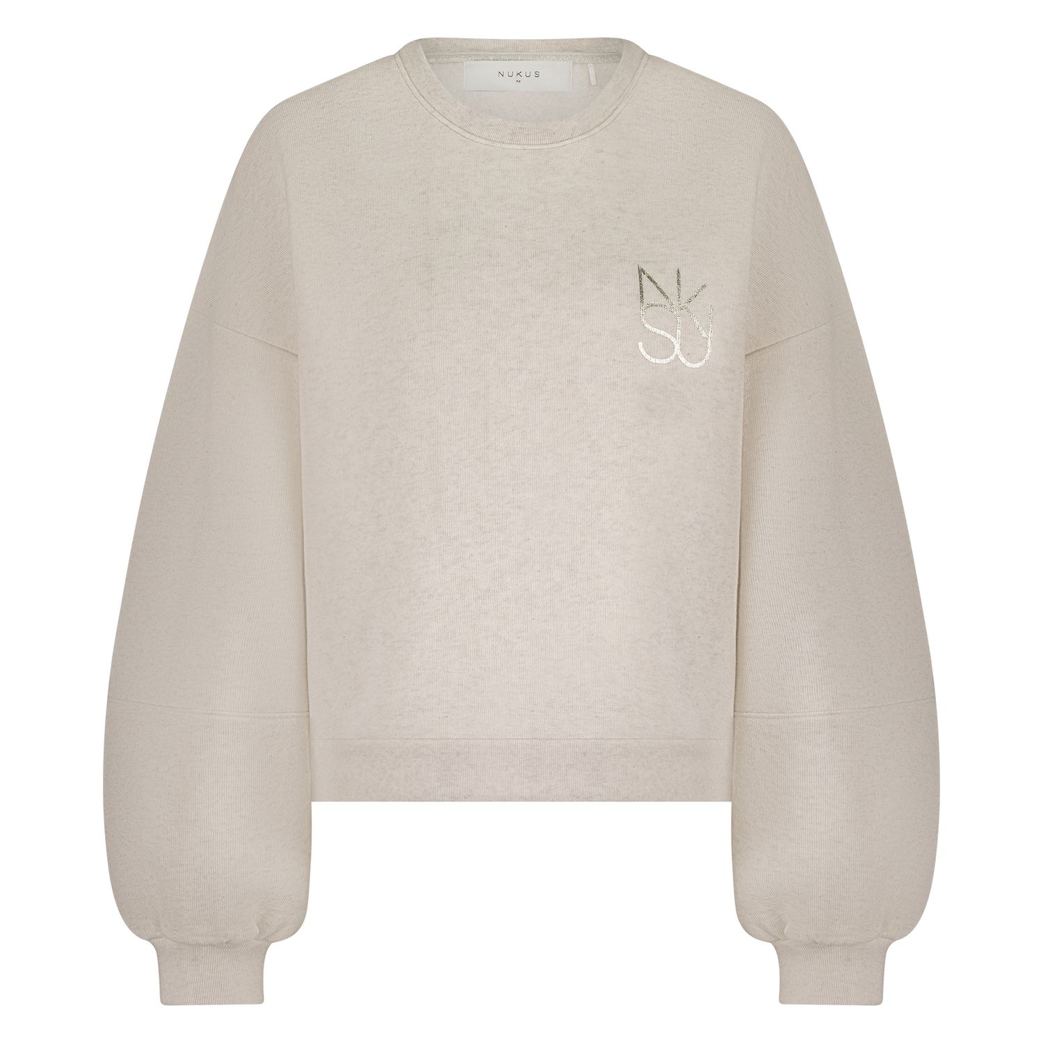 NUKUS Amadora Sweater sand melange