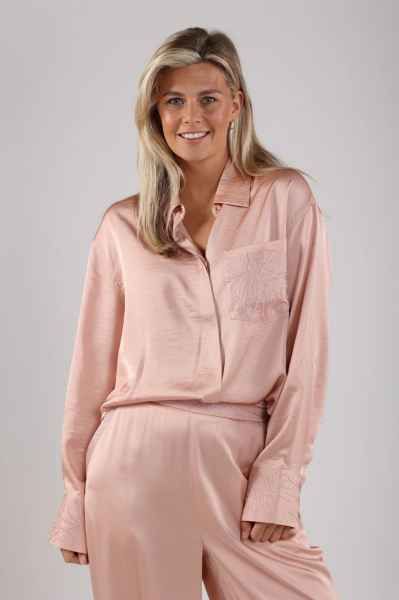NUKUS Lynn Blouse Silky salmon