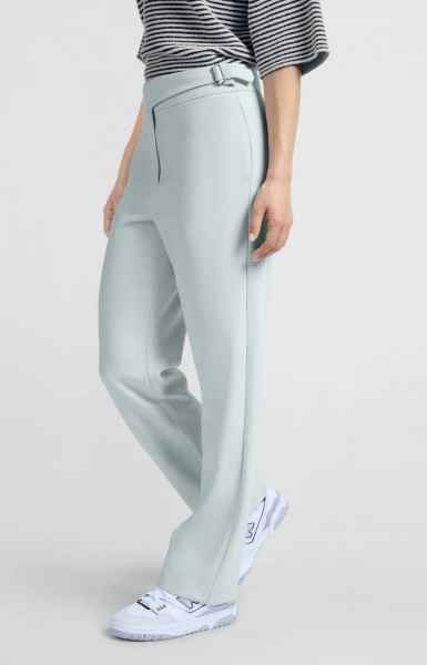 Yaya woman High waist straight leg pantal NORTHERN DROPLET GRE