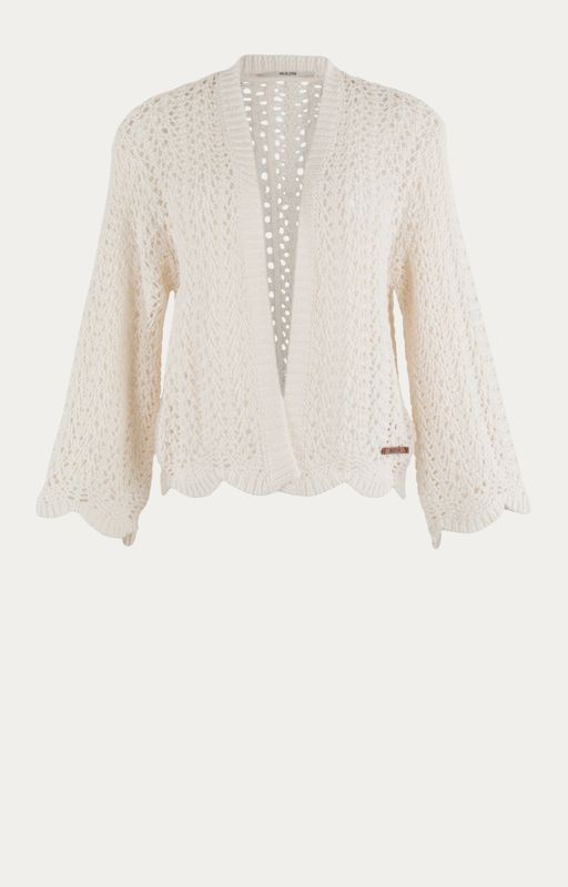 Moscow Pointelle vest ecru