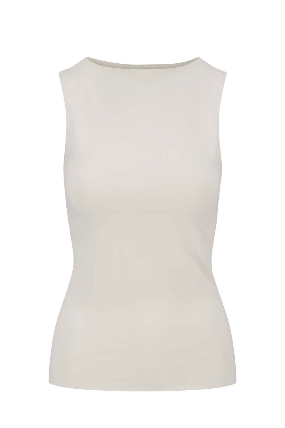 ZUSSS Singlet met boothals ecru
