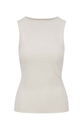 ZUSSS Singlet met boothals ecru