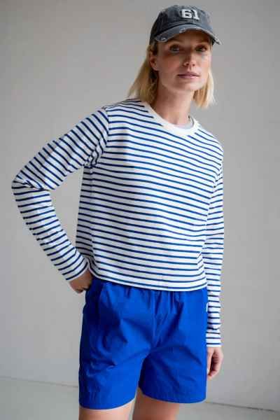 Penn&amp;Ink N.Y. Sweater stripe ecru