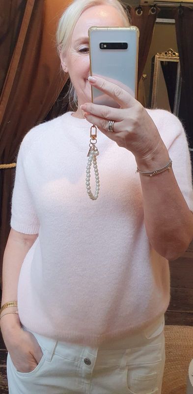 by PUCK Soft Alpaca short sleeve LIV soft pink