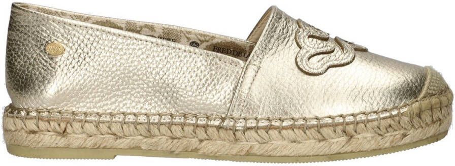 Fred de la Bretoniere MILI LILY espadrille goud