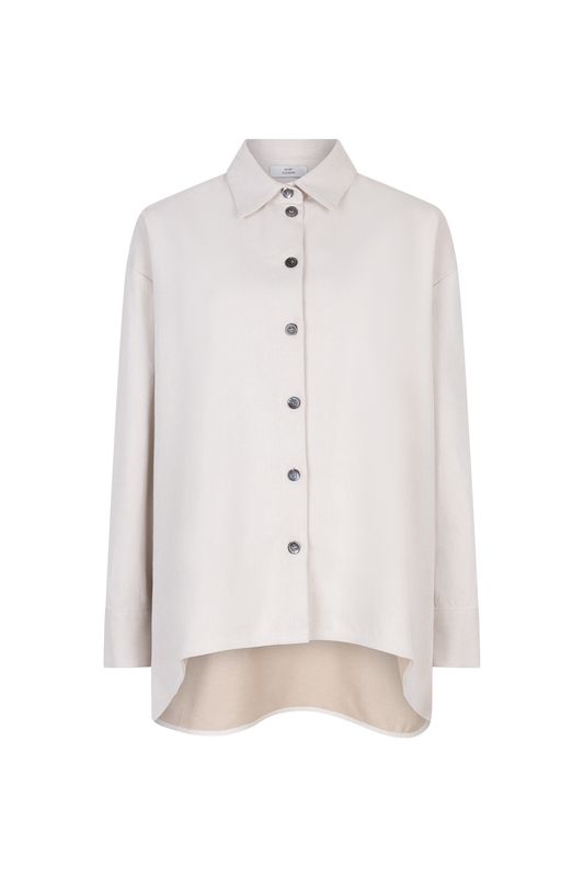 Ruby Tuesday Palmer long shirt blouse ecru
