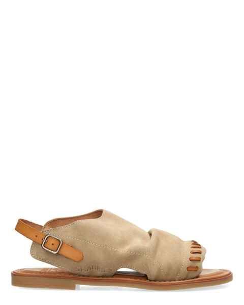 Fred de la Bretoniere ANGEL SLEEVE suede dark sand