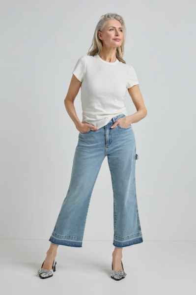 JOSEPHINE&amp;CO Harley SS Rib T-shirt wit