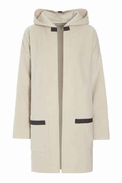 Henriette Steffensen Cardigan HOOD ecru