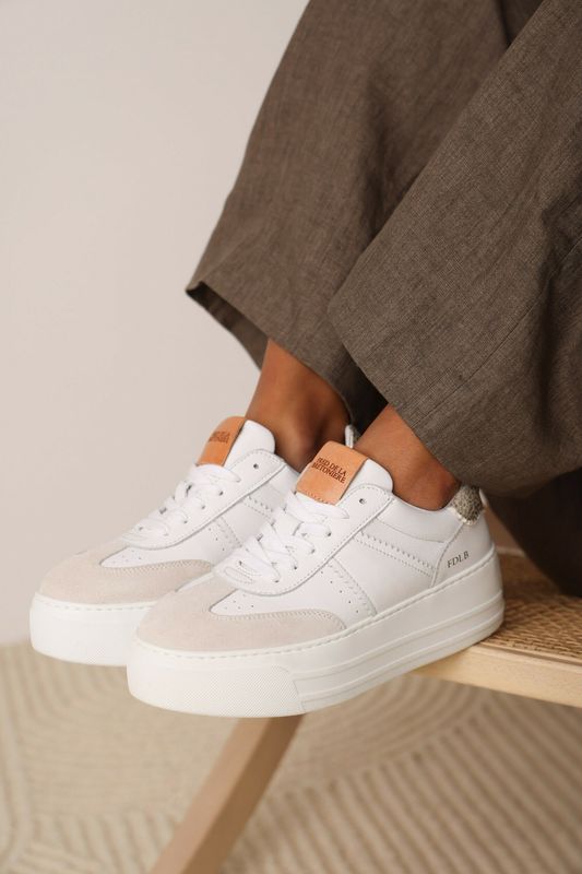 Fred de la Bretoniere VAJEN BABS Sneaker leather wit