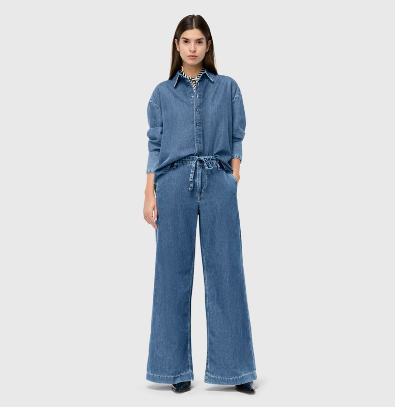 MAC Summer over shirt blauw