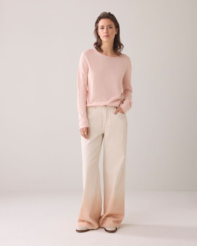 Summum Alya wideleg jeans rose smoke