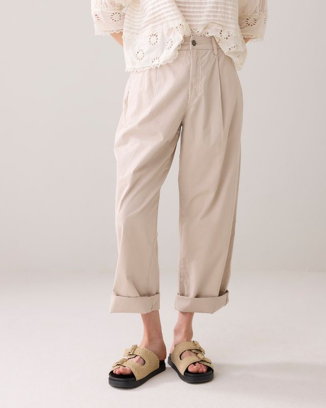 Summum Cocoon chino pant aurora twill pebble beige