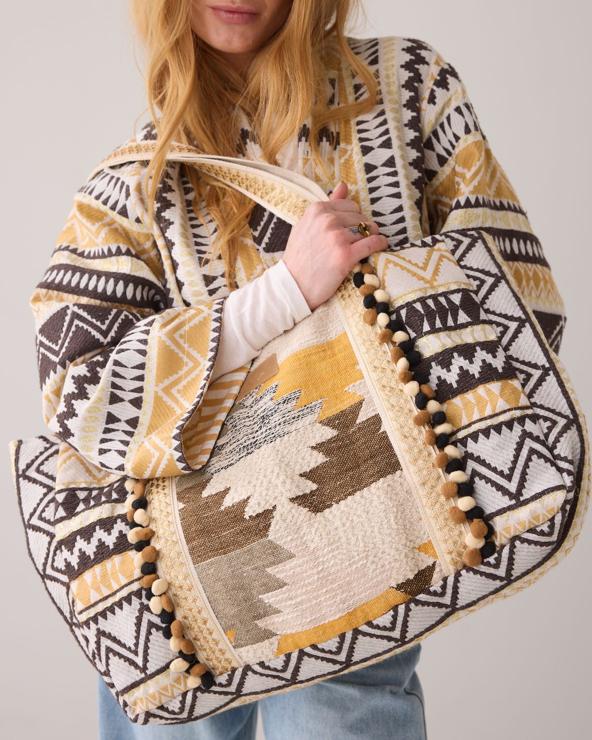 Summum Geo Aztek Bag soft camel