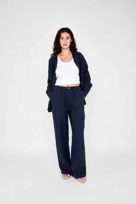 Moscow Butto Blouse navy