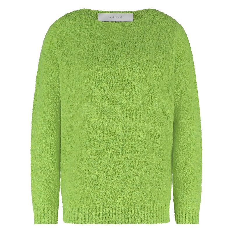NUKUS Matilde Pullover Boucle groen