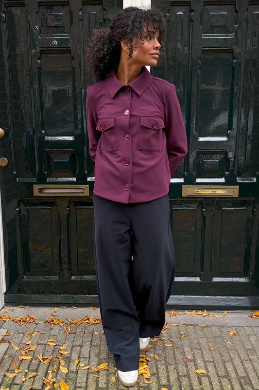 STUDIO ANNELOES Lexie bonded trousers blauw