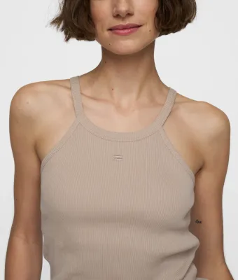 10DAYS Halter ballet top sand/rope