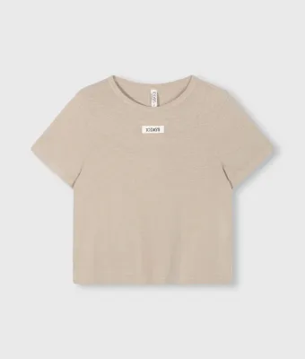 10DAYS Petite tee linen sand/rope