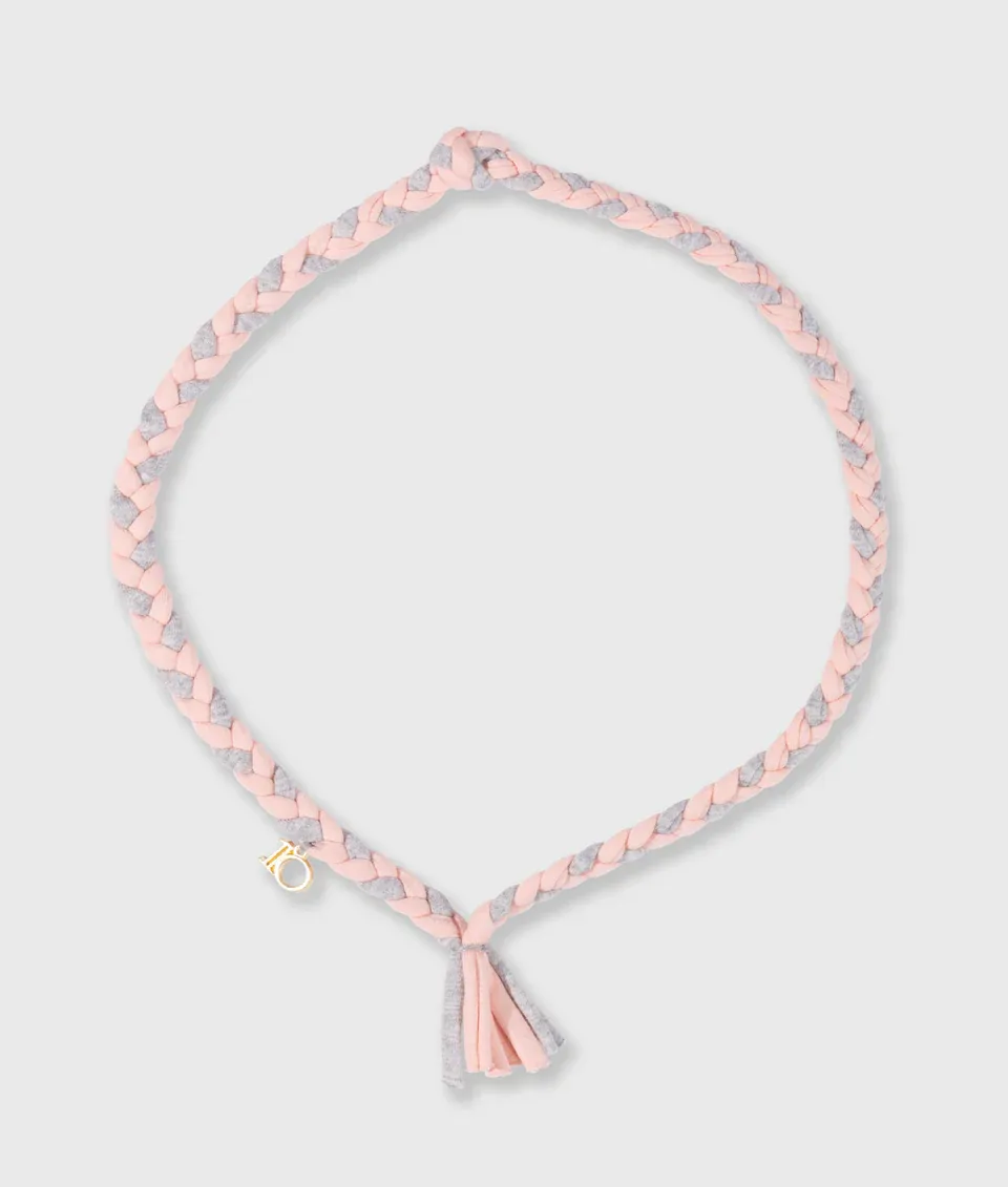 10DAYS Braided necklace peach