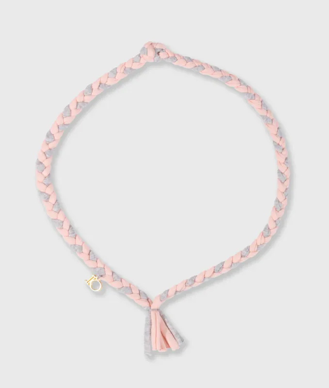 10DAYS Braided necklace peach