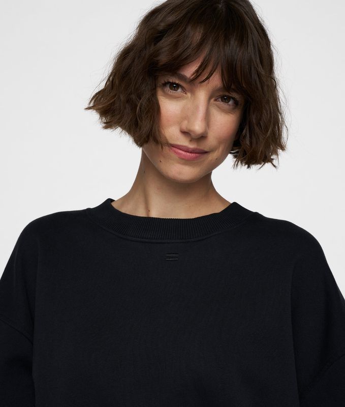 10DAYS Cropped sweater zwart