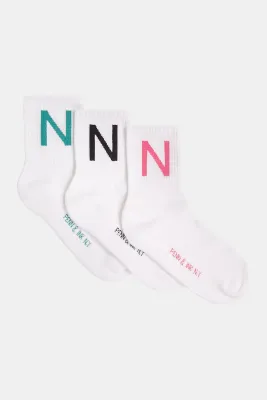 Penn&amp;Ink N.Y. Socks 3-pack wit
