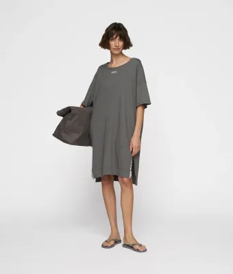 10DAYS Tee dress oil/grijs
